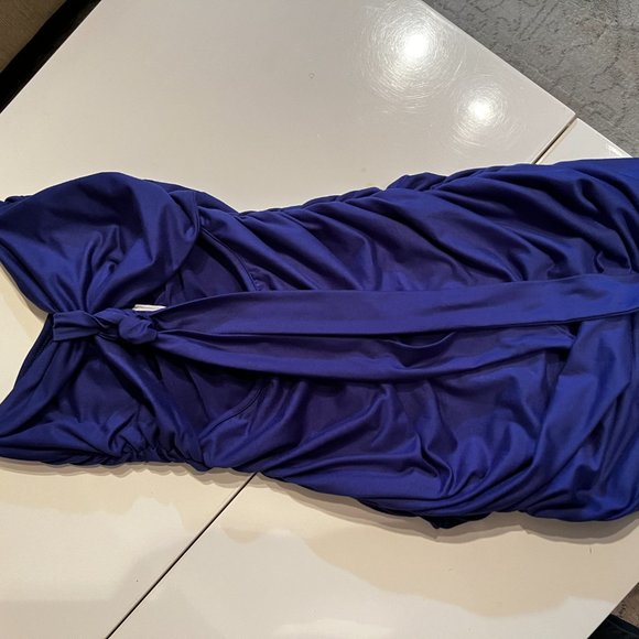 BORIFLORS Women's Cut Out Rouched Backless Spaghetti Strap Dress Size XS - Picture 11 of 14